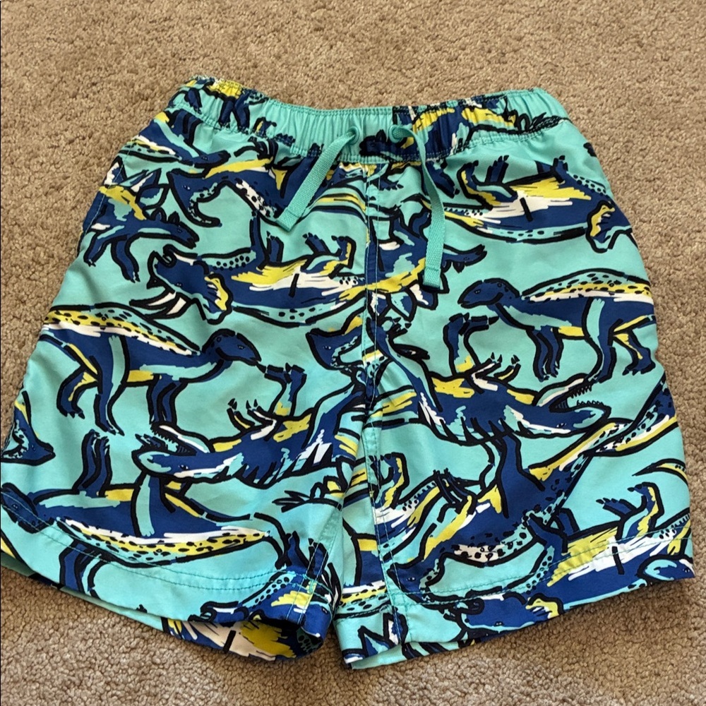 🦖 Hanna Andersson Dino-Mite Swim Trunks - size 8
